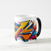 アーバングラフィティカラフル モーフィングマグカップ (正面右)
