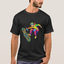 アーバングラフィティスケートボードアートストリートウェアTシャツ Tシャツ