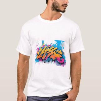 アーバングラフィティデザイン-通りアートスタイル Tシャツ