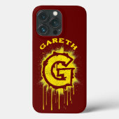 アーバングラフィティモノグラム「G」 Case-Mate iPhoneケース (裏面)