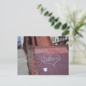 アーバングラフィティ感謝していあなたはがき ポストカード (スタンド正面)