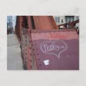 アーバングラフィティ感謝していあなたはがき ポストカード (正面)