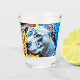 アーバングラフィティ通りアートシティピットブル恋人 ショットグラス