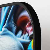 アーバングラフィティ通りアートシティピットブル恋人 ピックルボールラケット (左詳細)