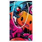 アーバングラフィティ通りアートスプラッシュ スモールペーパーバッグ (裏面)