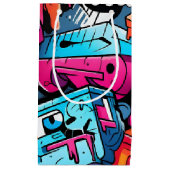 アーバングラフィティ通りアートスプラッシュ スモールペーパーバッグ (正面)