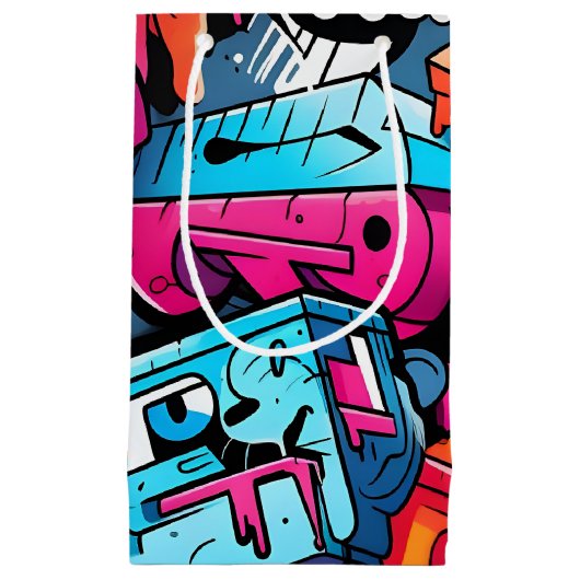 アーバングラフィティ通りアートスプラッシュ スモールペーパーバッグ (正面)