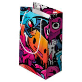 アーバングラフィティ通りアートスプラッシュ スモールペーパーバッグ (裏面アングル)