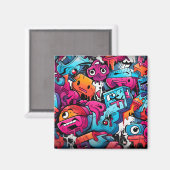 アーバングラフィティ通りアートスプラッシュ マグネット (正面/裏面)