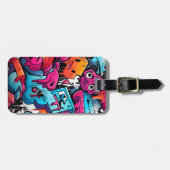 アーバングラフィティ通りアートスプラッシュ ラゲッジタグ (正面横)