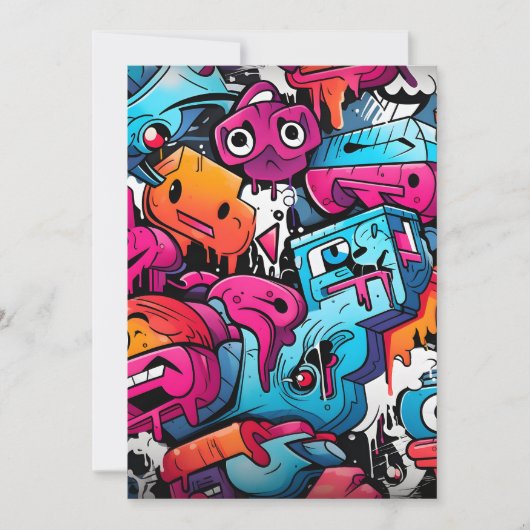 アーバングラフィティ通りアートスプラッシュ 案内状 (正面)