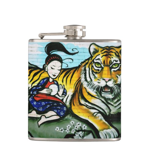 アーバングラフィティ通りアート フラスク (正面)