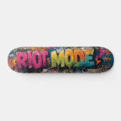 アーバングラフィティ鮮やかスタイル「RIOT MODE」 スケートボード (横)