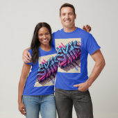 アーバングラフィティ3DドリップTシャツデザイン Tシャツ (ユニセックス)