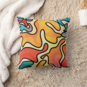 アーバングラフィティ：シームレスなアートのテクスチャ。 クッション (ブランケット)