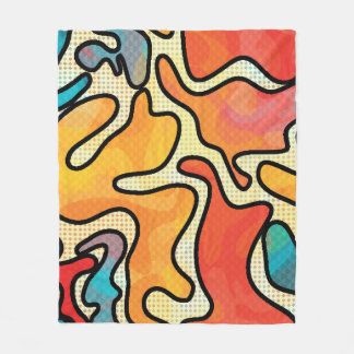 アーバングラフィティ：シームレスなアートのテクスチャ。 フリースブランケット