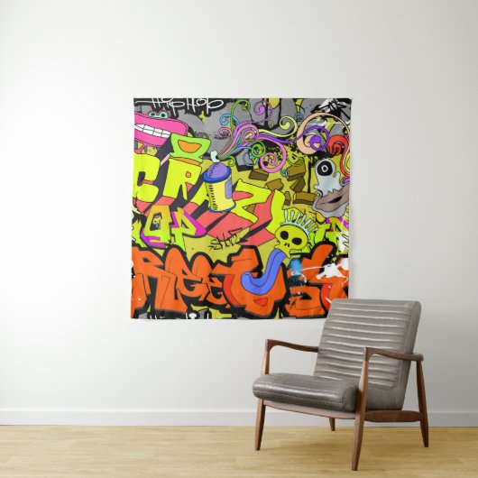 アーバングラフィティ:ヴィンテージアートウォール タペストリー (インサイチュ)