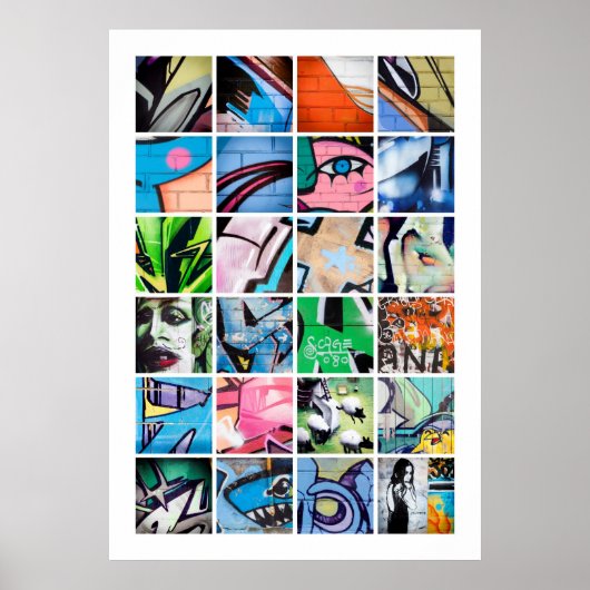 アーバングラフィティ/通りアートラージポスター ポスター (正面)