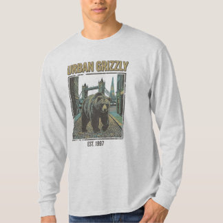 アーバングリズリー ビンテージ ストリートコア ワイルドライフ Tシャツ