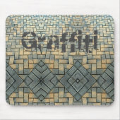 アーバングレーとイエローレンガのカスタマイズ可能 マウスパッド (正面)