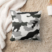 アーバングレーカモフラージュNo.15プリント クッション (ブランケット)
