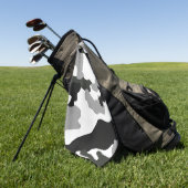 アーバングレーカモフラージュNo.15プリント ゴルフタオル (グリーン)