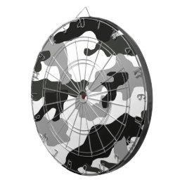 アーバングレーカモフラージュNo.15プリント ダーツボード