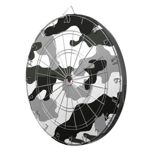 アーバングレーカモフラージュNo.15プリント ダーツボード (正面右)