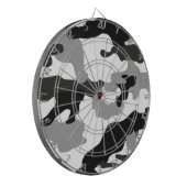 アーバングレーカモフラージュNo.15プリント ダーツボード (正面左)