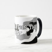 アーバングレーカモフラージュNo.15プリント モーフィングマグカップ (正面右)