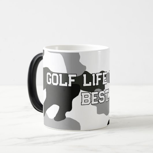 アーバングレーカモフラージュNo.15プリント モーフィングマグカップ (正面左)