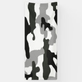 アーバングレーカモフラージュNo.15プリント 横断幕 (縦)