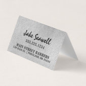 アーバングレー理容師折り畳み 名刺 (裏面)