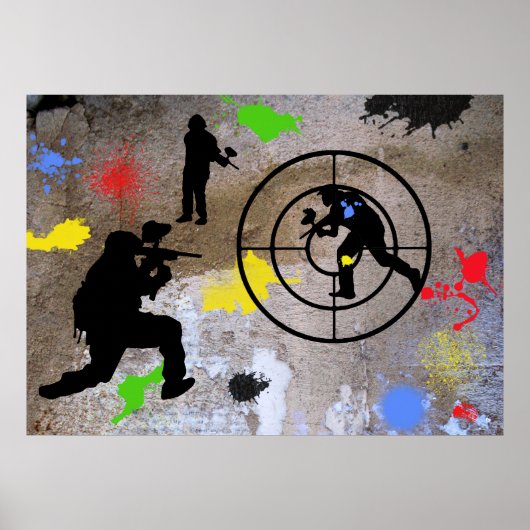 アーバンゲリラペイントボール ポスター (正面)
