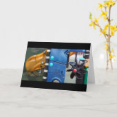 アーバンコンポジションキッズプレイグラウンドグリーティングカード カード (黄色い花)