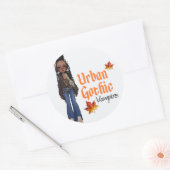 アーバンゴシックVampiresステッカー6 ラウンドシール (封筒)