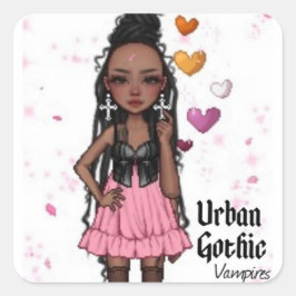 アーバンゴシックVampiresステッカー7 スクエアシール