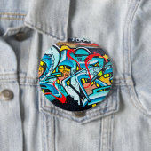 アーバンサブウェイのグラフィティアート 缶バッジ (インサイチュ)