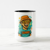 アーバンサマービーブマンガートーリー – 明るく&おもしろいストア マグカップ (中央)