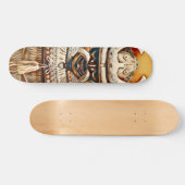 アーバンサムライエアブラシカスタムプロパークボード スケートボード (横)