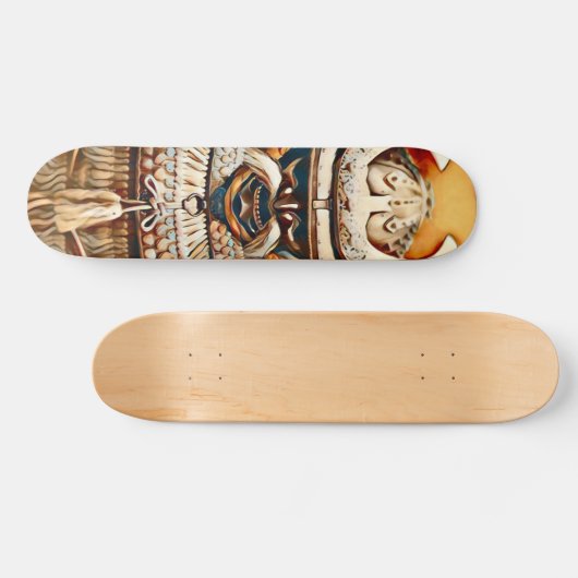 アーバンサムライエアブラシカスタムプロパークボード スケートボード (横)
