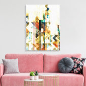 アーバンシェブロンII キャンバスプリント (インサイチュ (リビング))