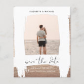 アーバンシックなミニマルな写真の日付を保存する予算 (正面)