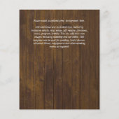 アーバンシックなミニマルな写真の日付を保存する予算 (裏面)