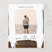 アーバンシックなミニマルな写真の日付を保存する予算 (正面)