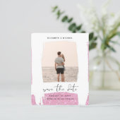 アーバンシックなミニマルな写真の日付を保存する予算 (スタンド正面)