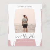 アーバンシックなミニマルな写真の日付を保存する予算 (正面)