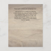 アーバンシックなミニマルな写真の日付を保存する予算 (裏面)