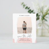 アーバンシックなミニマルな写真の日付を保存する予算 (スタンド正面)