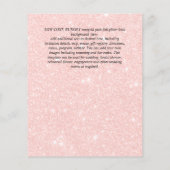 アーバンシックなミニマルな写真の日付を保存する予算 (裏面)